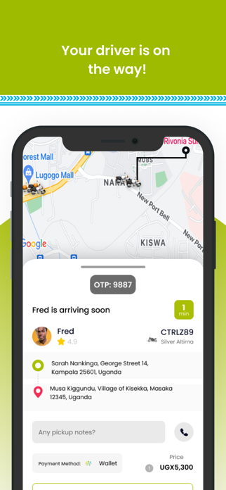 Union: Request a Ride Screenshot 7 of 9