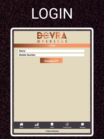 Devra Overseas iPad screenshot