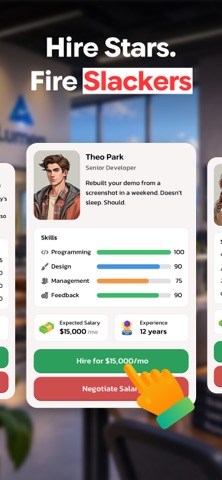 CEO Simulator: Build a Startup iPhone screenshot