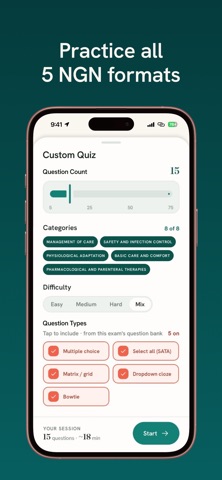 NCLEX RN & PN Prep Test 2026 Screenshot 3 of 6