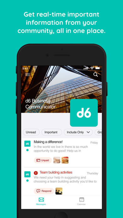 d6 Business Communicator Screenshot