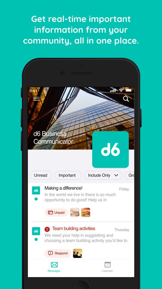 #1. d6 Business Communicator (iOS) By: d6 group (Pty) Ltd