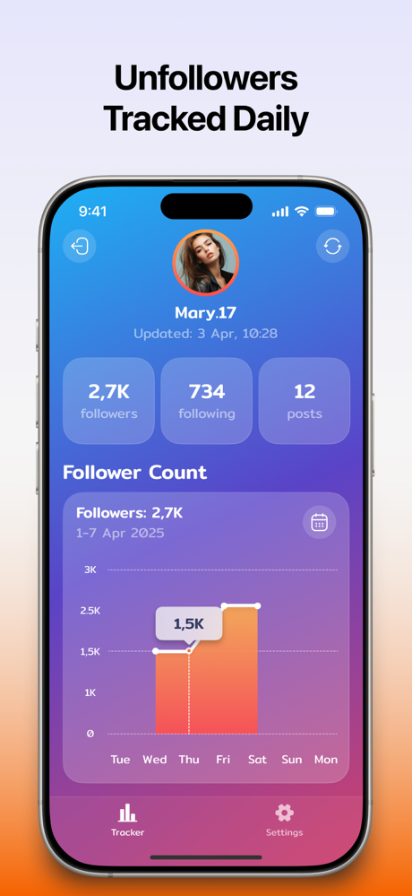 Unfollowers Tracker・Followers screenshot 2