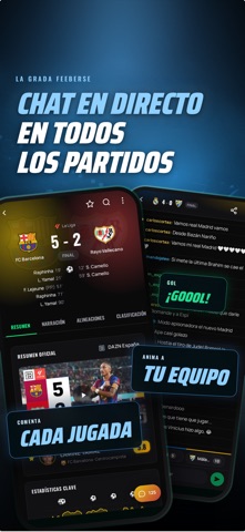 Feeberse Score: Fútbol en vivo iPhone screenshot 4