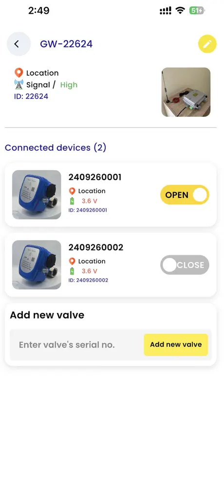 Valor Smart Valve screenshot 6