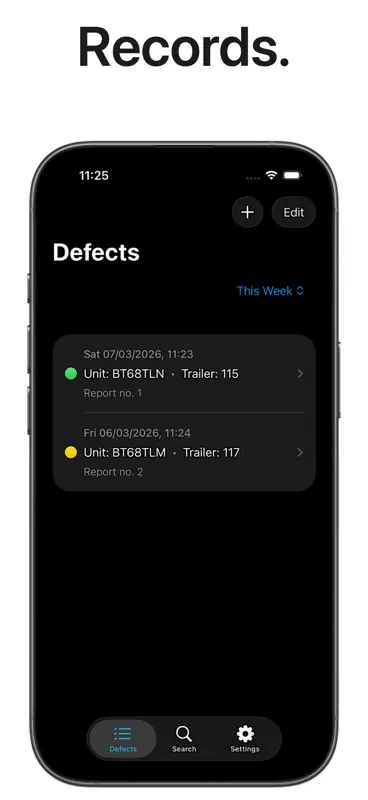 Defect: HGV screenshot 4 of 5