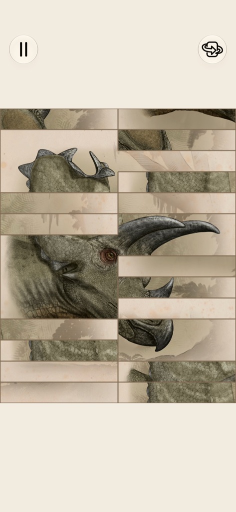 Capture d'écran de Art of Fauna: Cozy Puzzles+ : un puzzle en cours