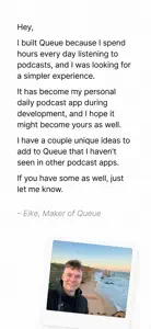 Queue - Simple Podcasts screenshot #6 for iPhone