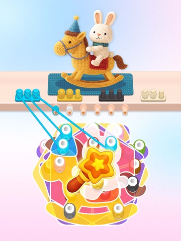 Stitch Sort - Wool Yarn Craze iPad screenshot