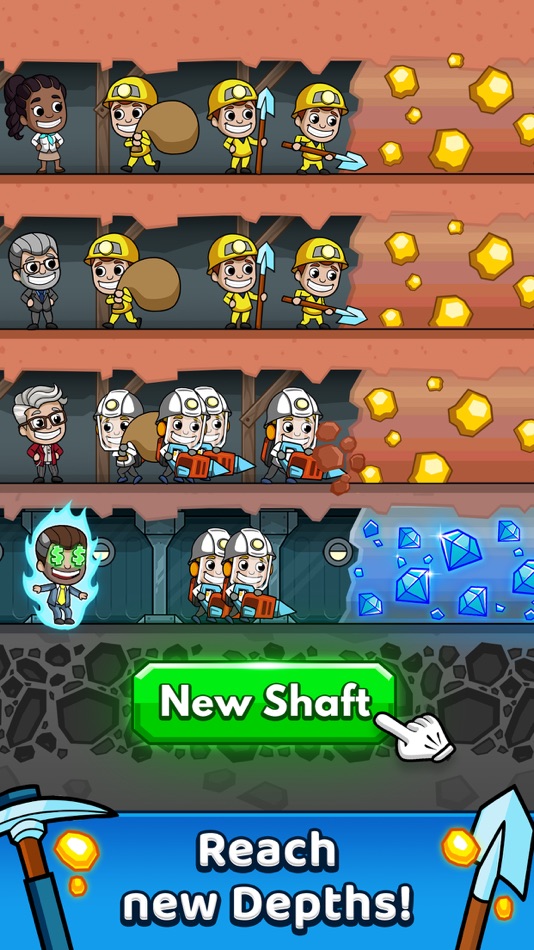 #3. Idle Miner Tycoon: Money Games (iOS) Podle: Kolibri Games GmbH