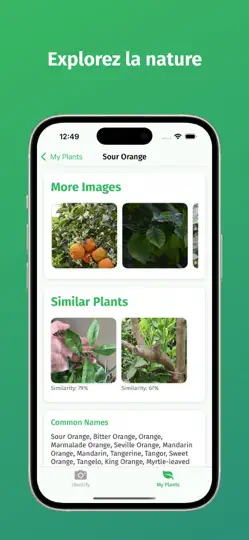 Capture d'écran de Reconnaissance Des Plantes sur iPhone 5