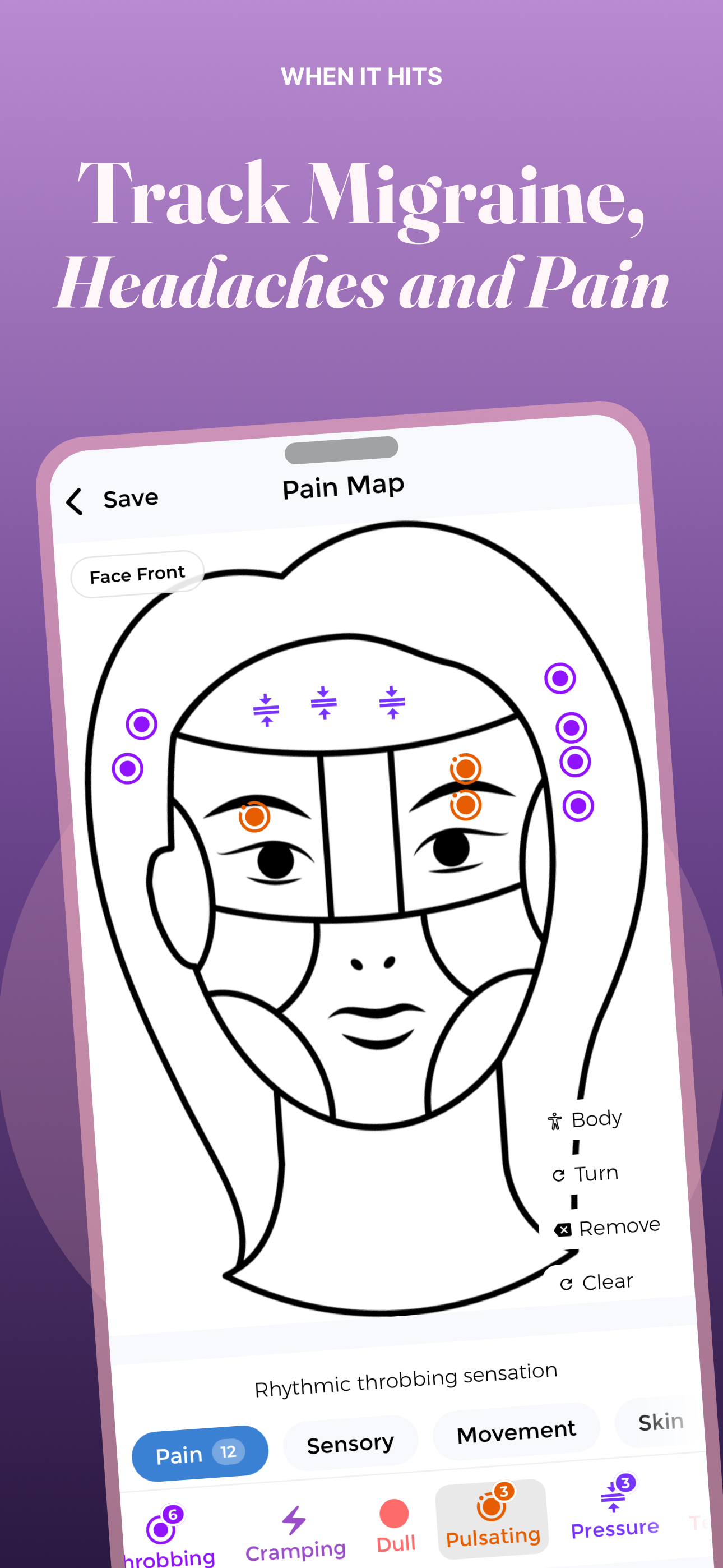Migraine Tracker Diary screenshot 2