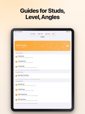 Stud Finder Wall Detector Tool iPad screenshot
