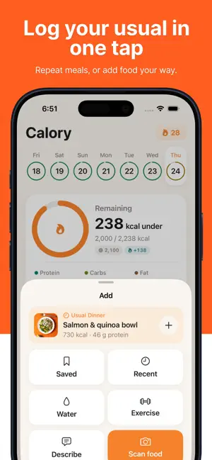 Calory – Calorie Tracker AI screenshot 3