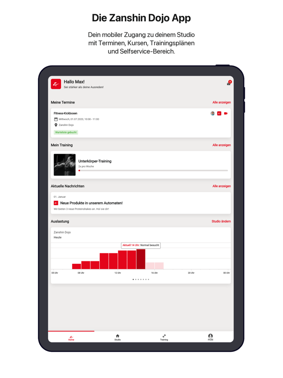 Zanshin Dojo app screenshot
