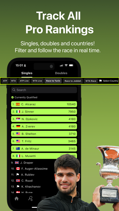 ScoreGO: Tennis Live Scores iPhone screenshot 7