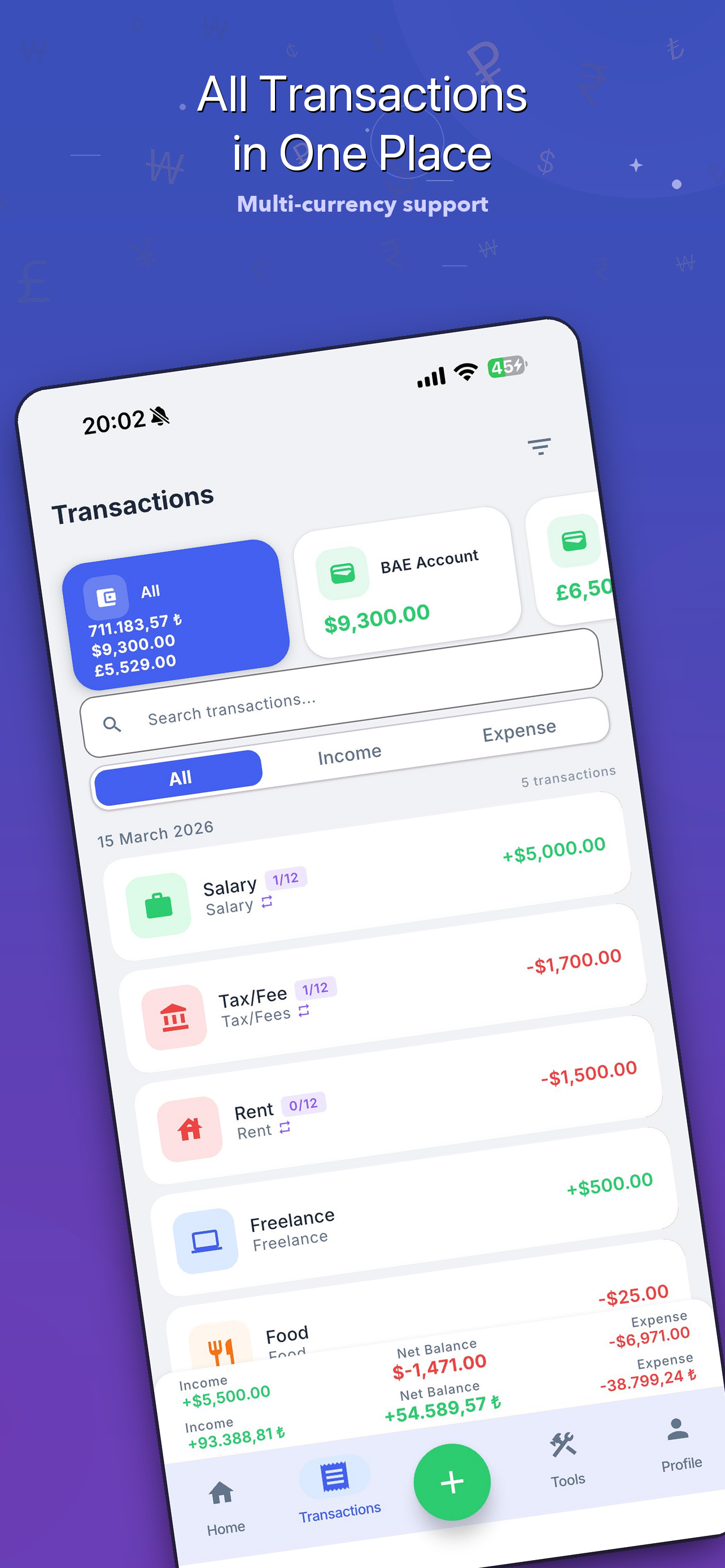 Fivault - Budget Manager