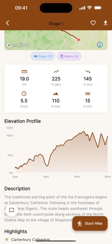 Via Francigena Walk Screenshot 5 of 6