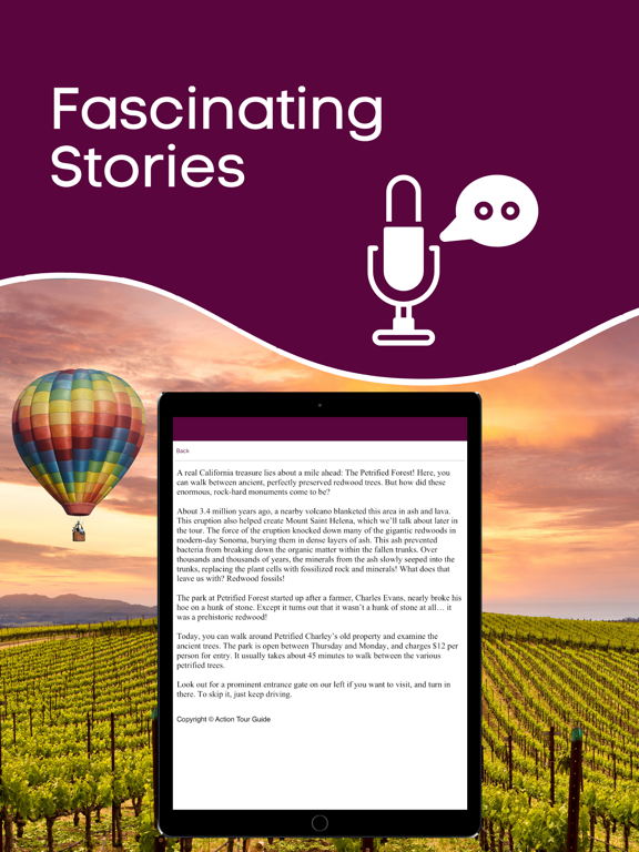 Napa & Sonoma: GPS Audio Tour iPad screenshot 5 - Travel app