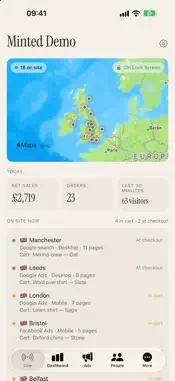 Minted: WooCommerce Analytics screenshot 1
