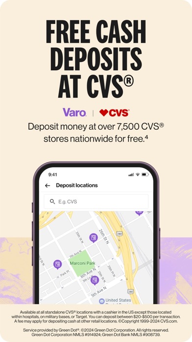 Varo Bank: Online Banking Screenshot