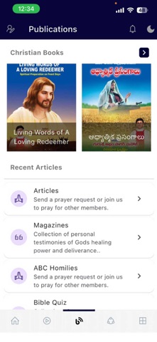 Telugu Catholic Bible screenshot