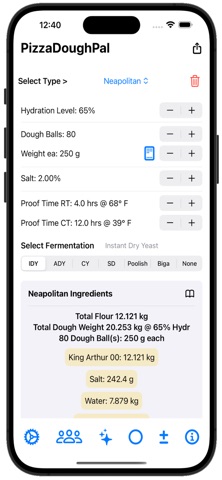PizzaDoughPal Screenshot 2 of 3