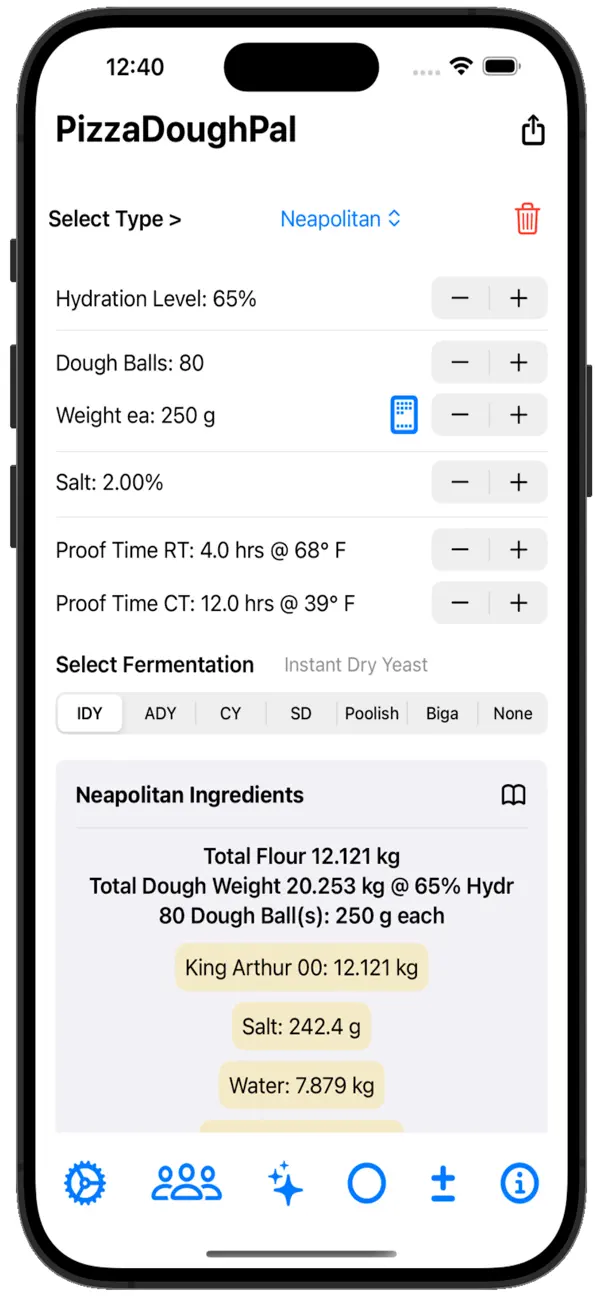 Screenshot #2 pour PizzaDoughPal