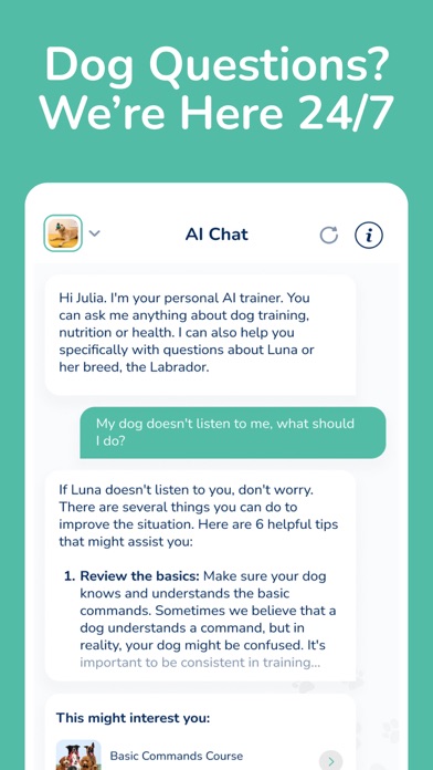 Hundeo - Puppy & Dog Training Screenshot
