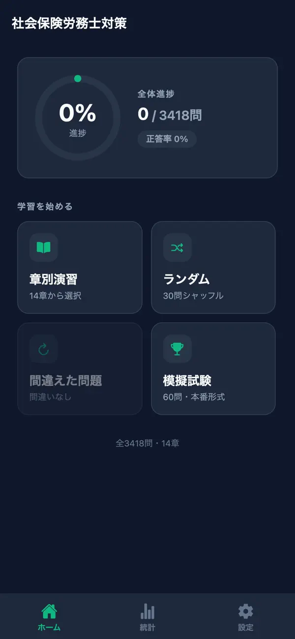 Screenshot #1 pour 社会保険労務士対策