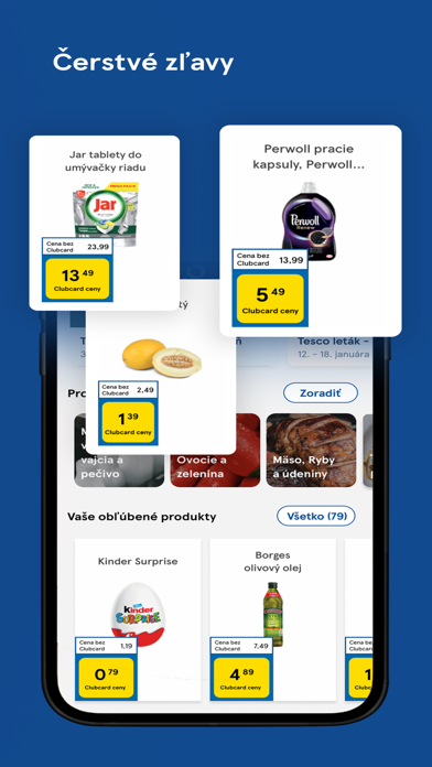 Clubcard Tesco Slovensko Screenshot