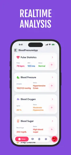 Screenshot von Blutdruck App Kostenlos BP auf dem iPhone 2