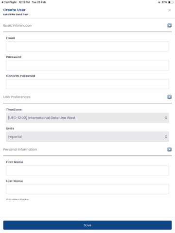 CT APP iPad screenshot
