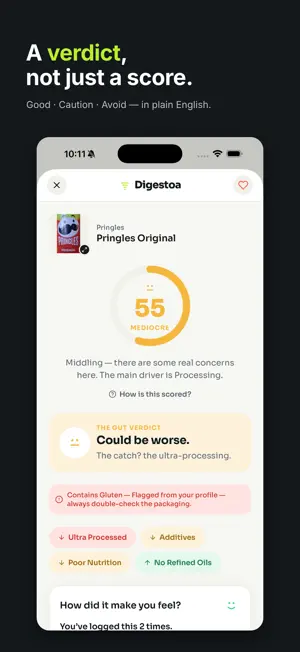 Digestoa: Food Scanner screenshot 1