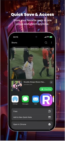 Reely: Save Reels & Shorts iPhone screenshot