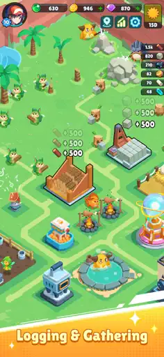 Idle pocket monster:pet home - Screenshot 4