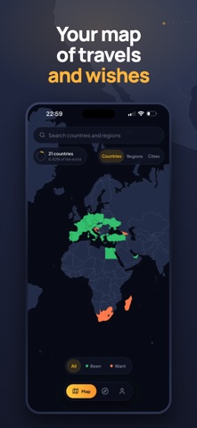 Was Here: Scratch Travel Map Screenshot 1 of 7