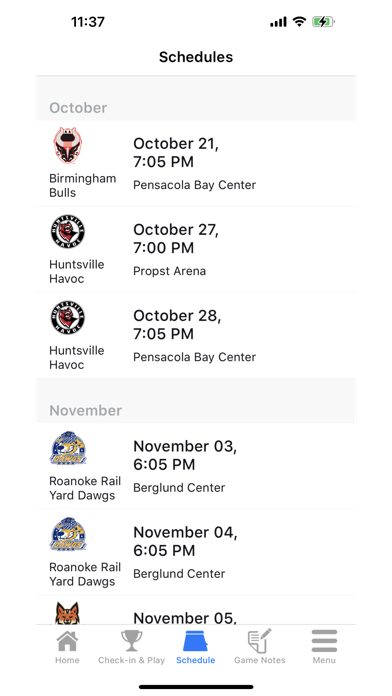 Pensacola Ice Flyers Screenshot