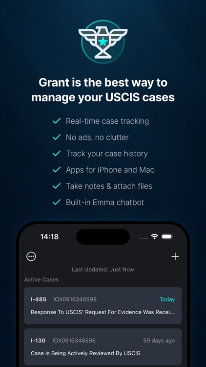 Grant: USCIS Case Tracker