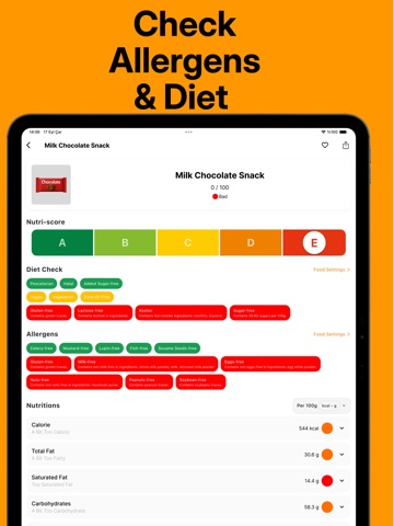 Bite : Food & Cosmetic Scanner iPad screenshot 5