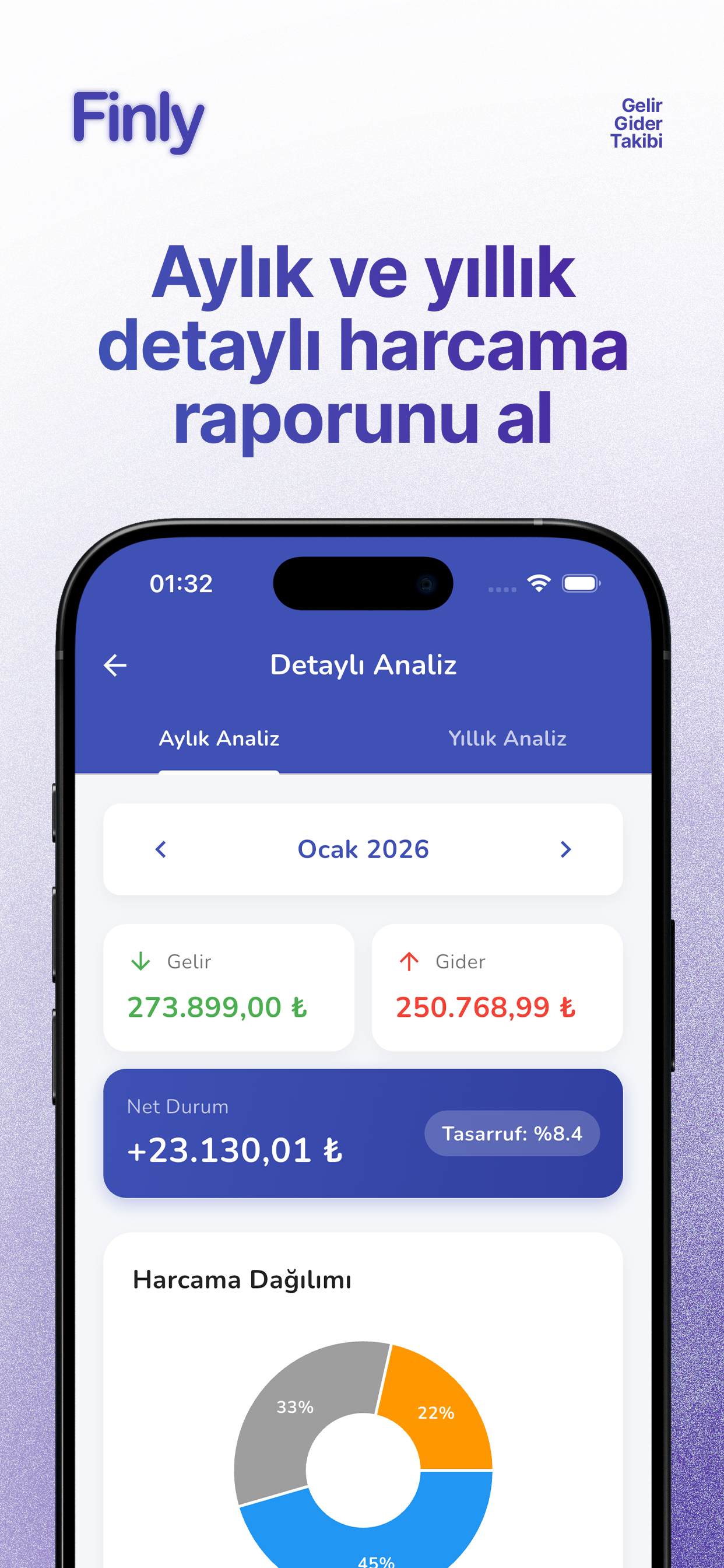 Finly | Gelir-Gider Takibi screenshot 6