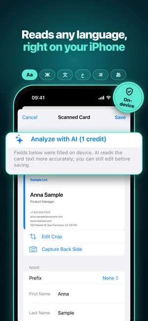 Business Card Scanner - AI OCR screenshot 3