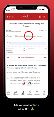 Viralish iPhone screenshot