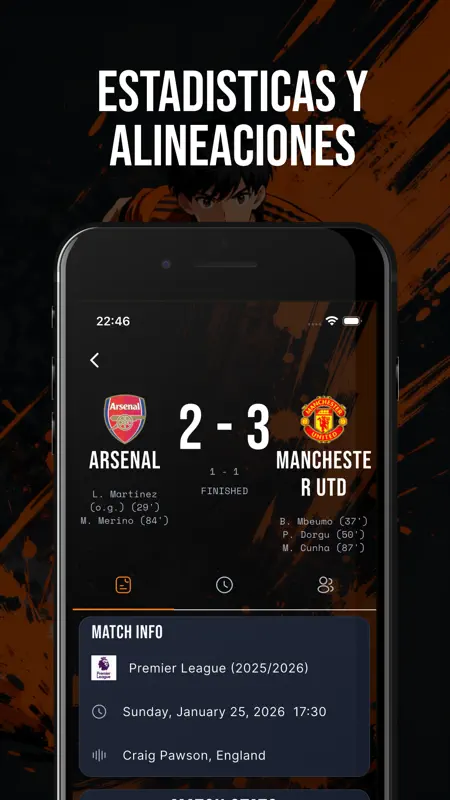 Foot Live Score: Fútbol screenshot 5 of 6