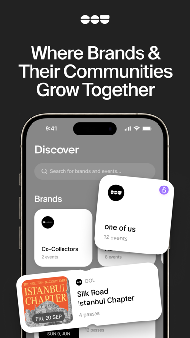 Screenshot #1 pour oneofus - events & memberships