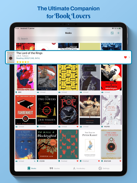 Bookopedia: Note-Taking Books iPad screenshot 1 - Book app