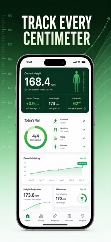 Height Tracker: Grow Taller Screenshot 1 of 10