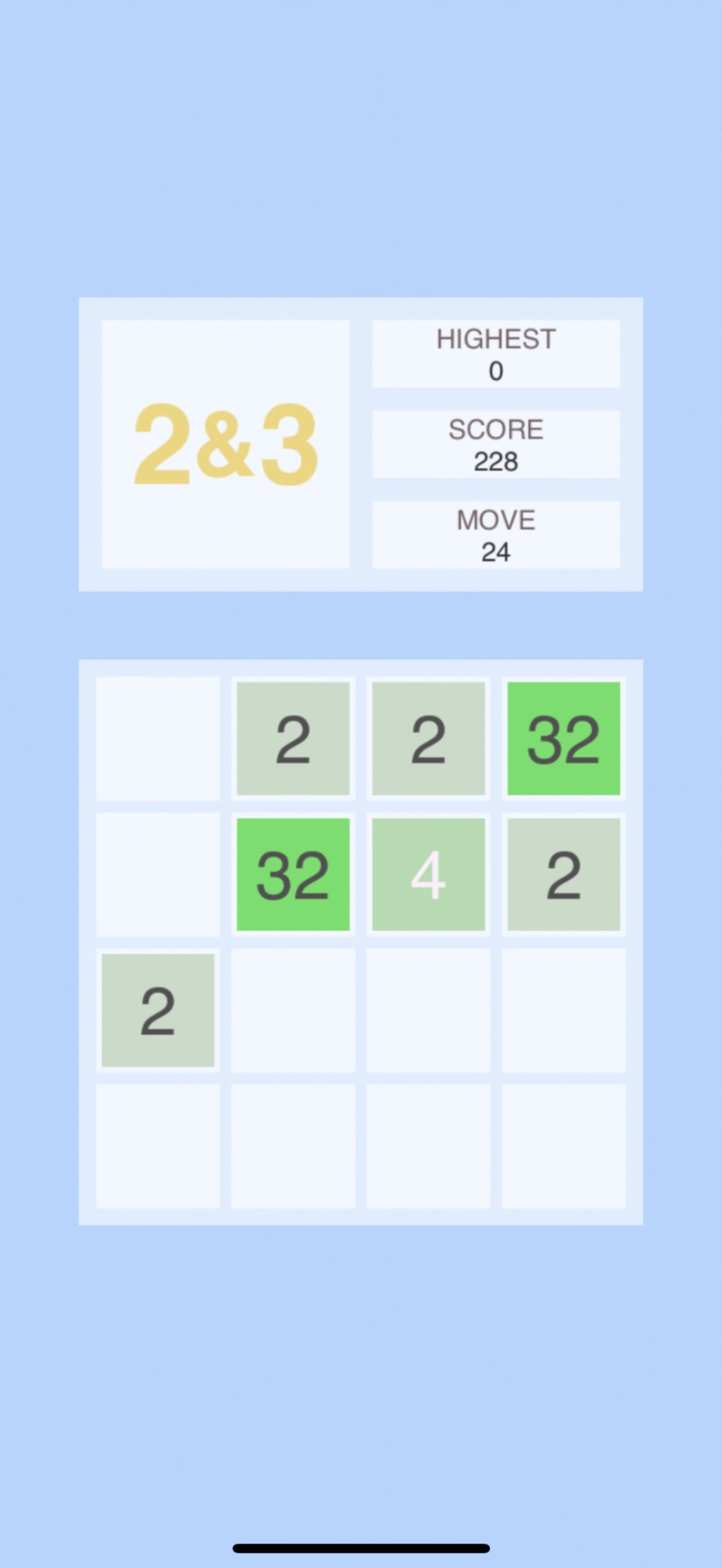 Two & Three - Merge numbers