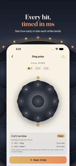 Handpan Lessons: Tabs & Tuner screenshot 2