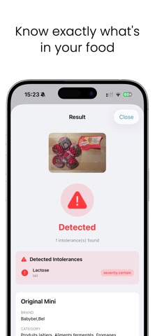Intolerances Check - Scanner Screenshot 3 of 5